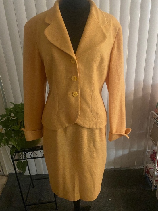 Christian Dior Dresses & Skirts - Christian Dior Yellow Women’s Suit from Neiman Marcus - Vintage